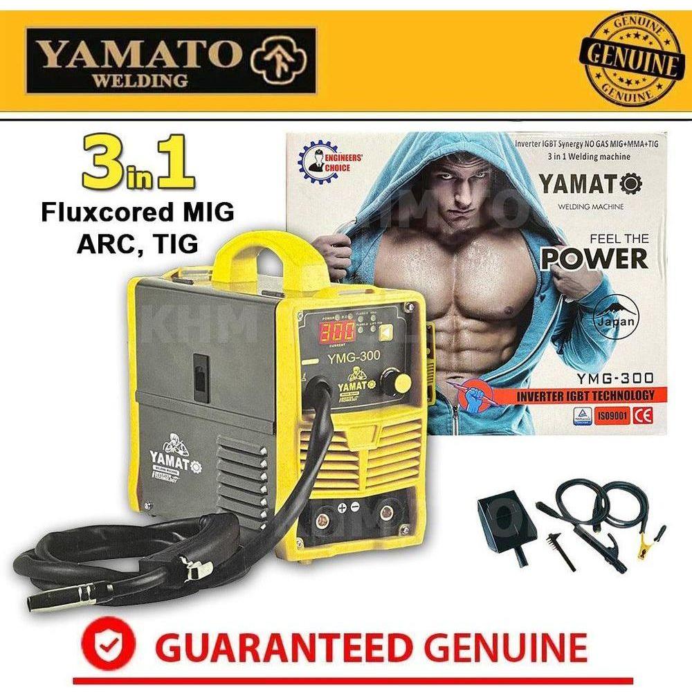 Yamato YMG-300 3in1 DC Inverter Multi Process Welding Machine (MIG,ARC,TIG) - KHM Megatools Corp. Yamato YMG-300 3in1 DC Inverter Multi Process Welding Machine (MIG,ARC,TIG) - KHM Megatools Corp.